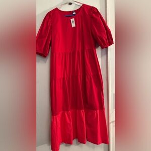 Red Maxi Dress. Brand new.  Large petite